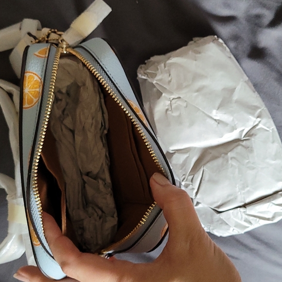 Coach Orange Slice Crossbody Camera Bag - Picture 6 of 6